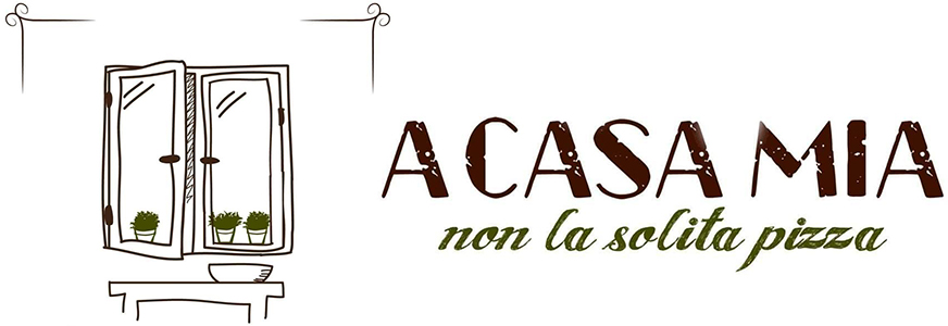 Logo rettangolare della Pizzeria A Casa Mia